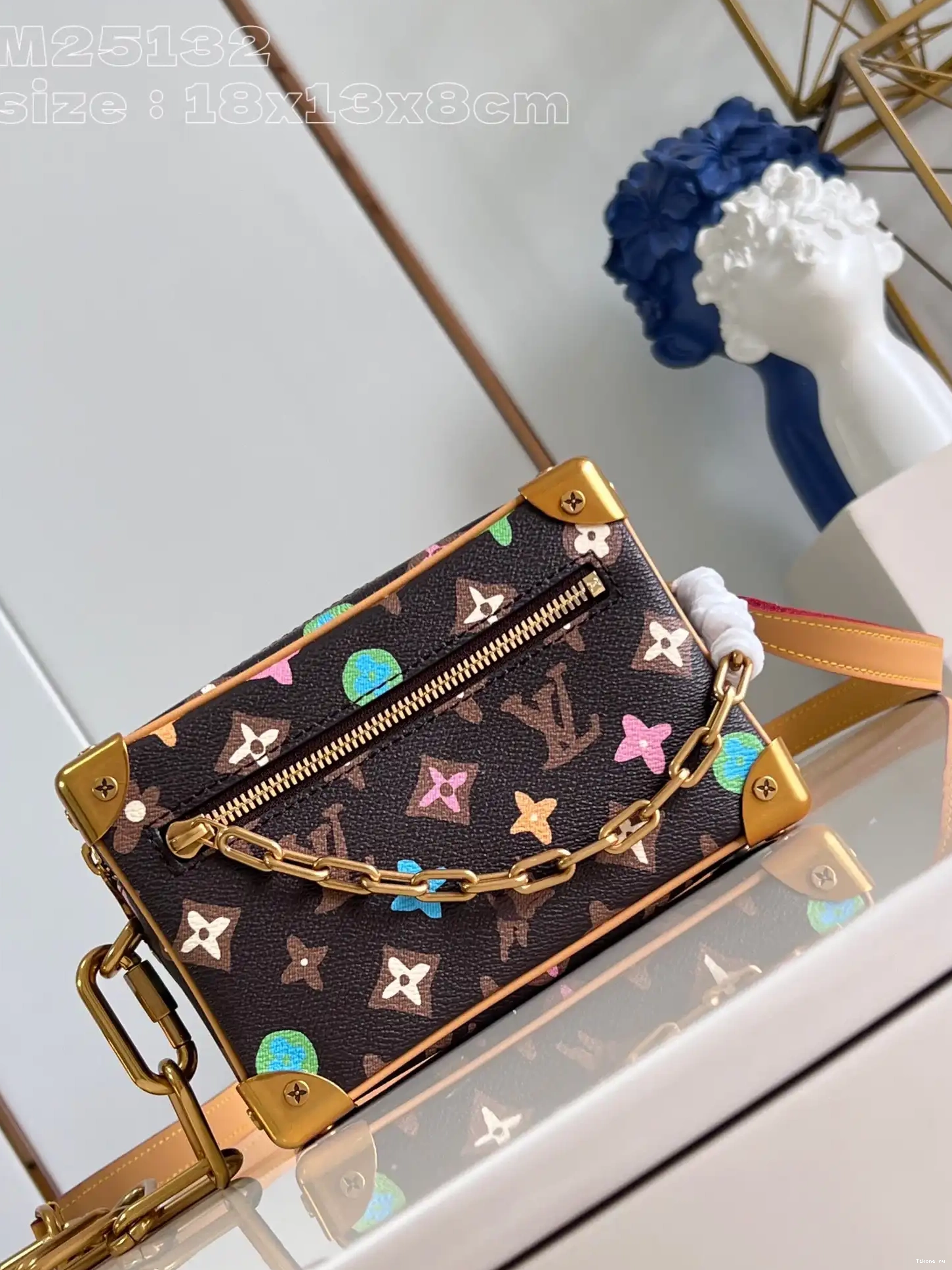Affordable MINI VUITTON SOFT LOUIS TRUNK-18.5*13*8cm 0611